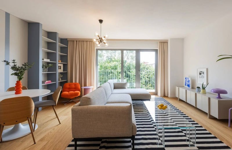 Location longue durée d’un appartement neuf de 2 pièces, 63 m², quartier Staré Mesto, Bratislava, Slovaquie